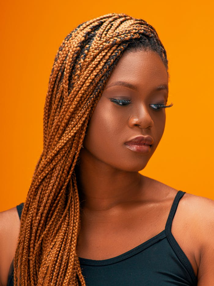 Knotless braids — side profile