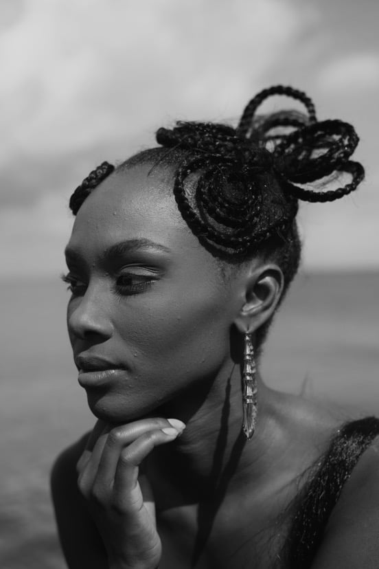 Sculptural braided updo — Moodhouse